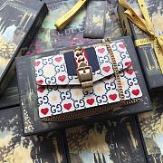 Gucci Sylvie heart print bag 494642 - 1