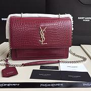 YSL Crocodile Flap bag - 2