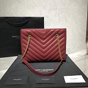 YSL TRIBECA Shopping bag Double zipper Caviar cowhide - 1