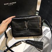 YSL Crocodile texture embossing camera bag 505730 - 1