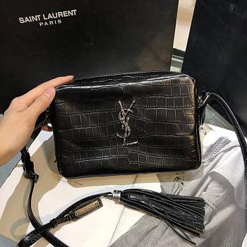 YSL Crocodile texture embossing camera bag 505730