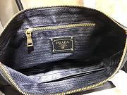 Prada Waterproof cloth Cross pattern Cowhide handbag 1BA106 - 3