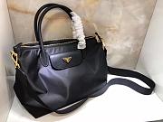 Prada Waterproof cloth Cross pattern Cowhide handbag 1BA106 - 2