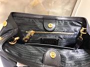 Prada nylon cloth with leather handbag 1BA172 - 3