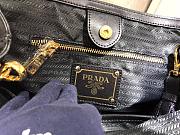 Prada nylon cloth with leather handbag 1BA172 - 2