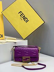  Fendi flip-top messenger handbag small - 4