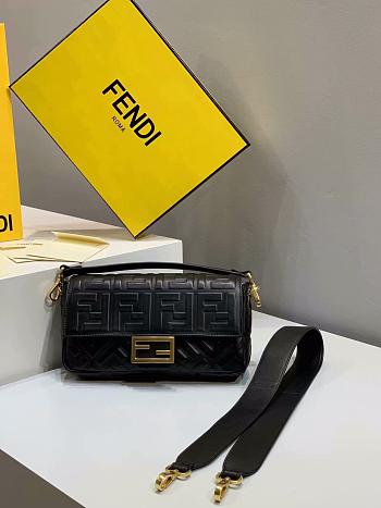 Fendi flip-top messenger handbag medium