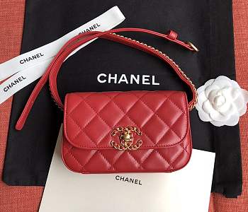 Chanel new sheepskin waist pack