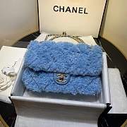 Chanel Double-sided sheared sheepskin with gold hardware flip bag - 3