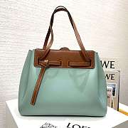 Loewe Lazo shopper series，Soft calfskin，Suede lining - 2