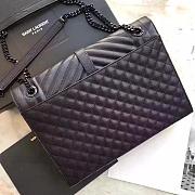 YSL LARGE ENVELOPE CHAIN BAG IN BLACK - 4