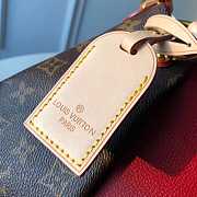 LV handbag red and brown - 3