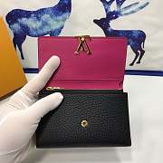 LV wallet rose red - 2