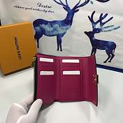 LV wallet rose red - 3