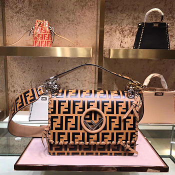 Fendi woven handbag