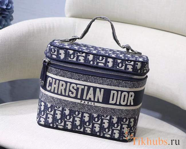 Dior denim cosmetic bag - 1