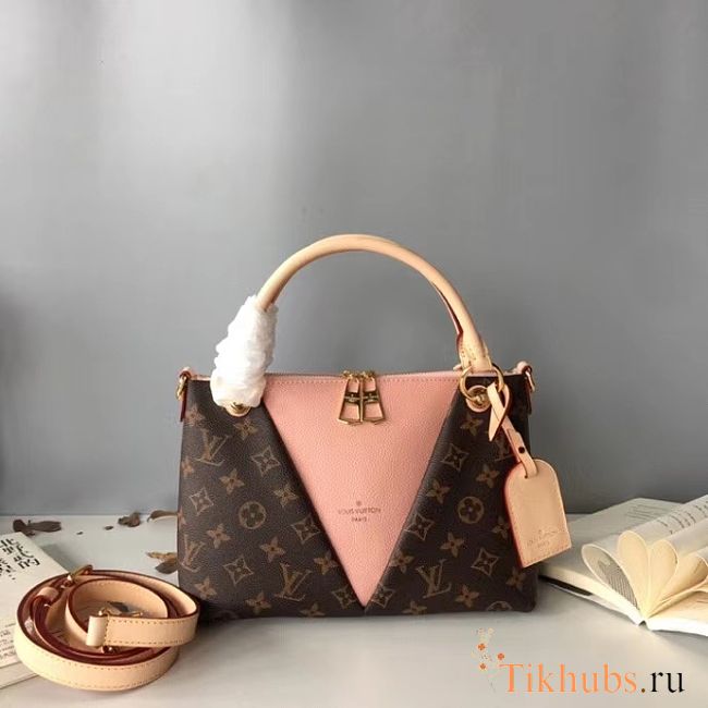 LV M43967 V TOTE BB PINK - 1