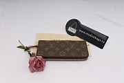 Louis Vuitton Original Canvas Monogram Wallet red inner - 1