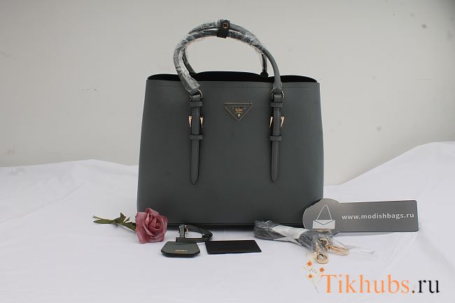 Prada handbag in grey - 1