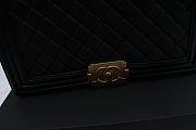 Chanel leboy calfskin bag in black with gold hardware 30cm - 6