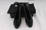 Chanel flat shoes with velvet - 3