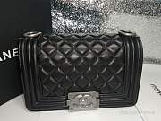 Chanel mini boy bag with sliver hardware  - 1