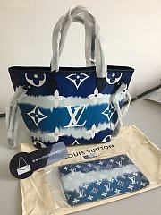 LV Neverfull Gradient Blue MM - 1