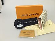 Louis Vuitton Designer Women's Rose Ballerine Wallet in Monogram Canvas  - 3