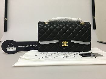 Chanel classic lambskin flap bag 1112 gold hardware