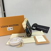 LV muticolor handbag black - 3