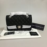  Chanel custom models top imported ball caviar leather black silver hardware - 1