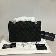  Chanel custom models top imported ball caviar leather black silver hardware - 6