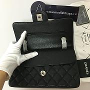  Chanel custom models top imported ball caviar leather black silver hardware - 4