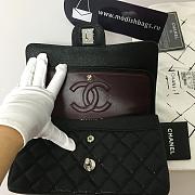  Chanel custom models top imported ball caviar leather black silver hardware - 3