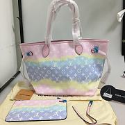 LV Neverfull Gradient Pink Mm - 6