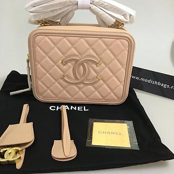 Chanel  Caviar Vanity Bag Pink