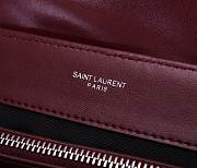 YSL HANDBAG -1 WINE RED - 5