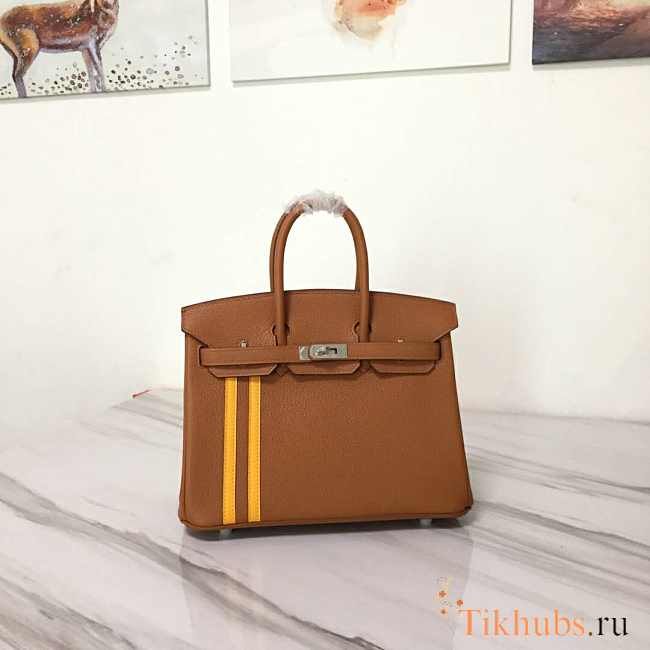 Hermes  Birkin 25cm Bag In BROWN - 1