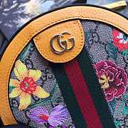 Gucci round bag with flower - 3