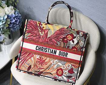 Dior Book Tote Red