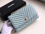 Chanel woc bag light blue 18cm - 1