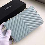 Chanel woc bag light blue 18cm - 2