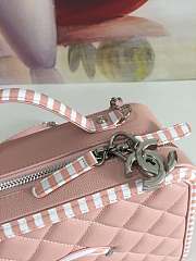 Chanel Caviar Vanity Bag Pink 25cm - 3