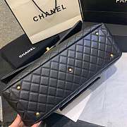 Chanel XXL Airline Flap Bag 46cm Black Gold Hardware - 6