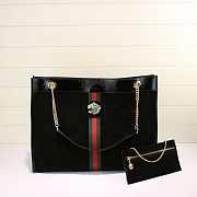 Gucci handbag with wallet black - 1