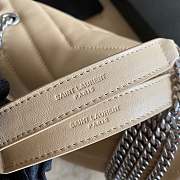 YSL LOULOU Beige with Sliver hardware - 5