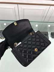 Chanel shoulder bag  black with gold hardware - 6