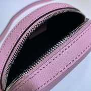 Gucci round bag in Pink with muticolor logo  - 5