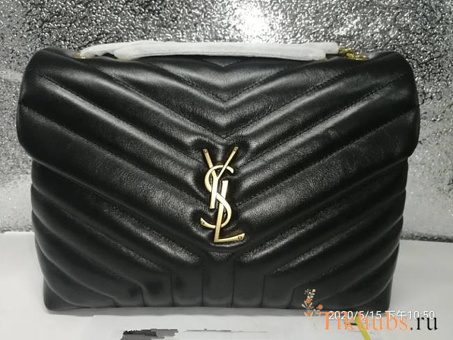 YSL LOULOU Black with Gold hardware - 1