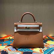 Hermas kelly 35cm with Gold Hardware Brown - 1